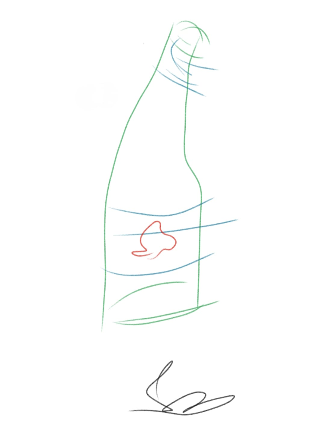 Œuvre d'art abstraite